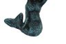Seaworn Blue Cast Iron Sitting Mermaid 3 - 4