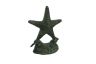 Antique Seaworn Bronze Cast Iron Starfish Door Stopper 11 - 1