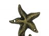Antique Gold Cast Iron Starfish Hook 4 - 3