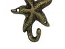 Antique Gold Cast Iron Starfish Hook 4 - 4