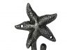 Antique Silver Cast Iron Starfish Hook 4 - 3