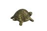 Antique Gold Cast Iron Turtle Paperweight 5 - 2
