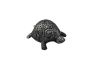 Antique Silver Cast Iron Turtle Paperweight 5 - 5