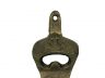 Antique Gold Cast Iron Wall Mounted Anchor Bottle Opener 3 - 3