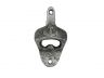 Antique Silver Cast Iron Wall Mounted Anchor Bottle Opener 3 - 5