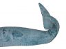Light Blue Whitewashed Iron Whale Hook 6 - 5