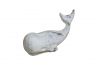 Whitewashed Cast Iron Whale Paperweight 5 - 1