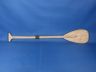 Wooden Rustic Whitewashed Decorative Rowing Boat Paddle with Hooks 36 - 7