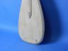 Wooden Rustic Whitewashed Decorative Rowing Boat Paddle with Hooks 36 - 10