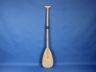 Wooden Rustic Whitewashed Decorative Rowing Boat Paddle with Hooks 36 - 8