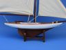 Wooden Americas Cup Contender Model Sailboat Decoration 18 - 1