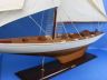 Wooden Columbia Model Sailboat Decoration 80 - 6