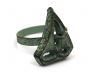 Antique Bronze Cast Iron Sailboat Napkin Ring 2 - set of 2 - 3