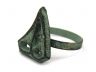 Antique Bronze Cast Iron Sailboat Napkin Ring 2 - set of 2 - 2