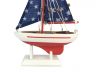 Wooden Starry Night Model Sailboat Christmas Tree Ornament - 6