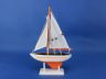 Wooden Orange Pacific Sailer Model Sailboat Decoration 9 - 4