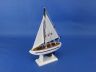 Wooden Blue Pacific Sailer Model Sailboat Decoration 9 - 5