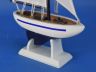 Wooden Blue Sailboat Christmas Tree Ornament 9 - 4