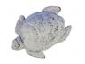 Whitewashed Cast Iron Decorative Turtle Paperweight 4 - 3