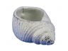 Whitewashed Cast Iron Seashell Decorative Tealight Holder 4 - 3