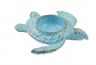 Rustic Light Blue Cast Iron Turtle Decorative Tealight Holder 5 - 2