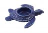 Rustic Dark Blue Cast Iron Turtle Decorative Tealight Holder 5 - 1