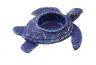 Rustic Dark Blue Cast Iron Turtle Decorative Tealight Holder 5 - 2