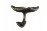 Rustic Gold Cast Iron Decorative Whale Tail Hook 5 - 3