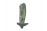 Antique Seaworn Bronze Cast Iron Whale Hook 6 - 1