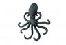 Seaworn Blue Cast Iron Wall Mounted Decorative Octopus Hooks 7 - 2