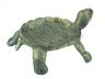 Antique Bronze Cast Iron Standing Turtle Plate 9 - 6