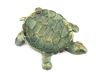 Antique Bronze Cast Iron Standing Turtle Plate 9 - 3