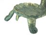 Antique Bronze Cast Iron Standing Turtle Plate 9 - 2