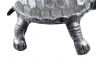 Antique Silver Cast Iron Standing Turtle Plate 9 - 4