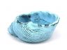 Dark Blue Whitewashed Cast Iron Triton Seashell Decorative Tealight Holder 5 - 3