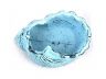 Dark Blue Whitewashed Cast Iron Triton Seashell Decorative Tealight Holder 5 - 2