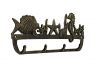 Rustic Gold Cast Iron Wall Mounted Seahorse and Fish Hooks 12 - 3