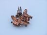 Antique Copper Sextant Paperweight 3 - 1