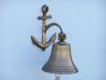 Antique Brass Hanging Anchor Bell 10 - 2