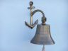 Antique Brass Hanging Anchor Bell 12 - 2
