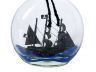 Caribbean Pirate Model Ship in a Glass Bottle 4 - 1