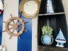 Rustic Wood Finish Decorative Ship Wheel 18 - 2