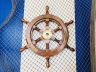 Deluxe Class Wood and Brass Decorative Ship Wheel 15 - 1