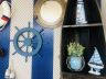 Rustic All Light Blue Decorative Ship Wheel 18 - 2