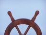 Deluxe Class Wood and Brass Decorative Ship Wheel 9 - 2