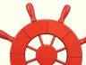 Red Decorative Ship Wheel 9 - 3