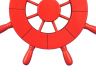 Red Decorative Ship Wheel 9 - 1