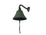 Antique Seaworn Bronze Cast Iron Hanging Ships Bell 6 - 4