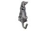 Rustic Silver Cast Iron Dog Hook 6 - 1