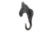 Rustic Silver Cast Iron Horse Hook 8 - 2